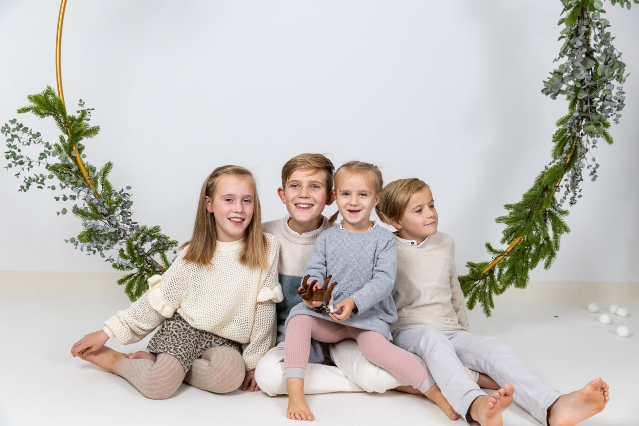 Weihnachtsfoto im Baby-Memories-Studio