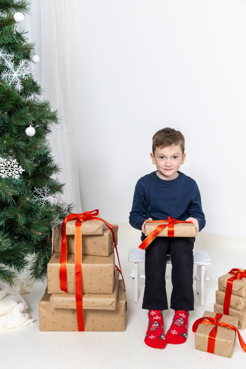 Weihnachtsfoto im Baby-Memories-Studio