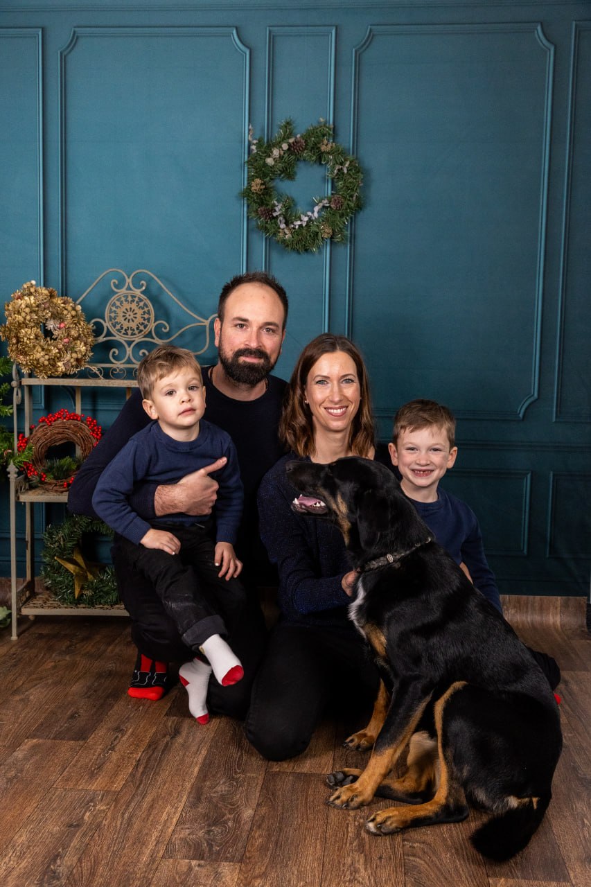 Weihnachtsfoto im Baby-Memories-Studio