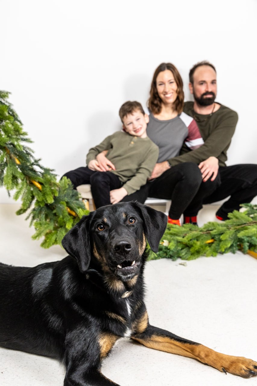 Weihnachtsfoto im Baby-Memories-Studio