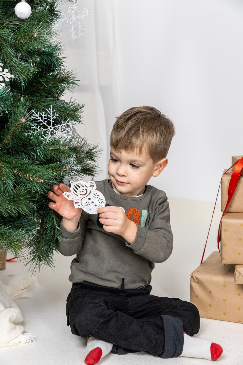 Weihnachtsfoto im Baby-Memories-Studio