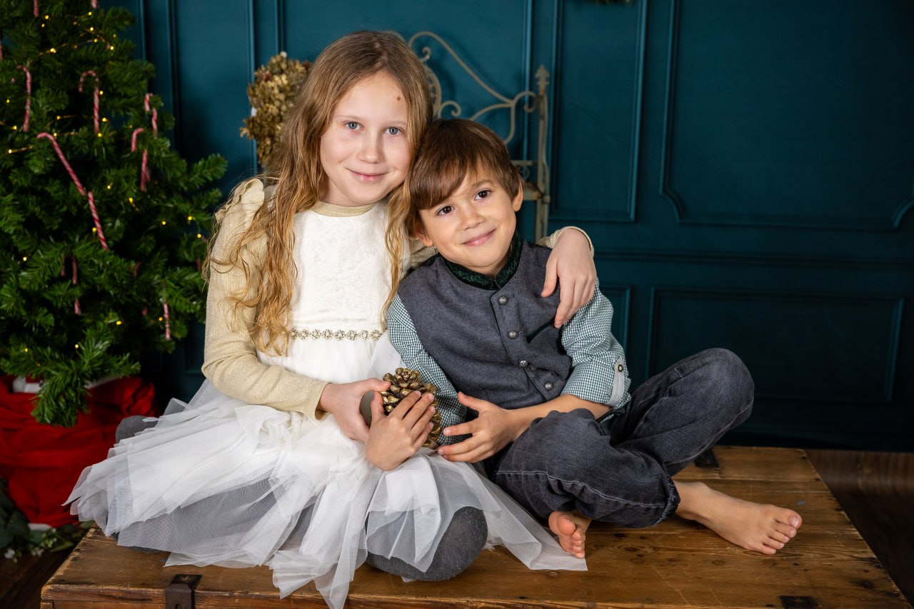 Weihnachtsfoto im Baby-Memories-Studio