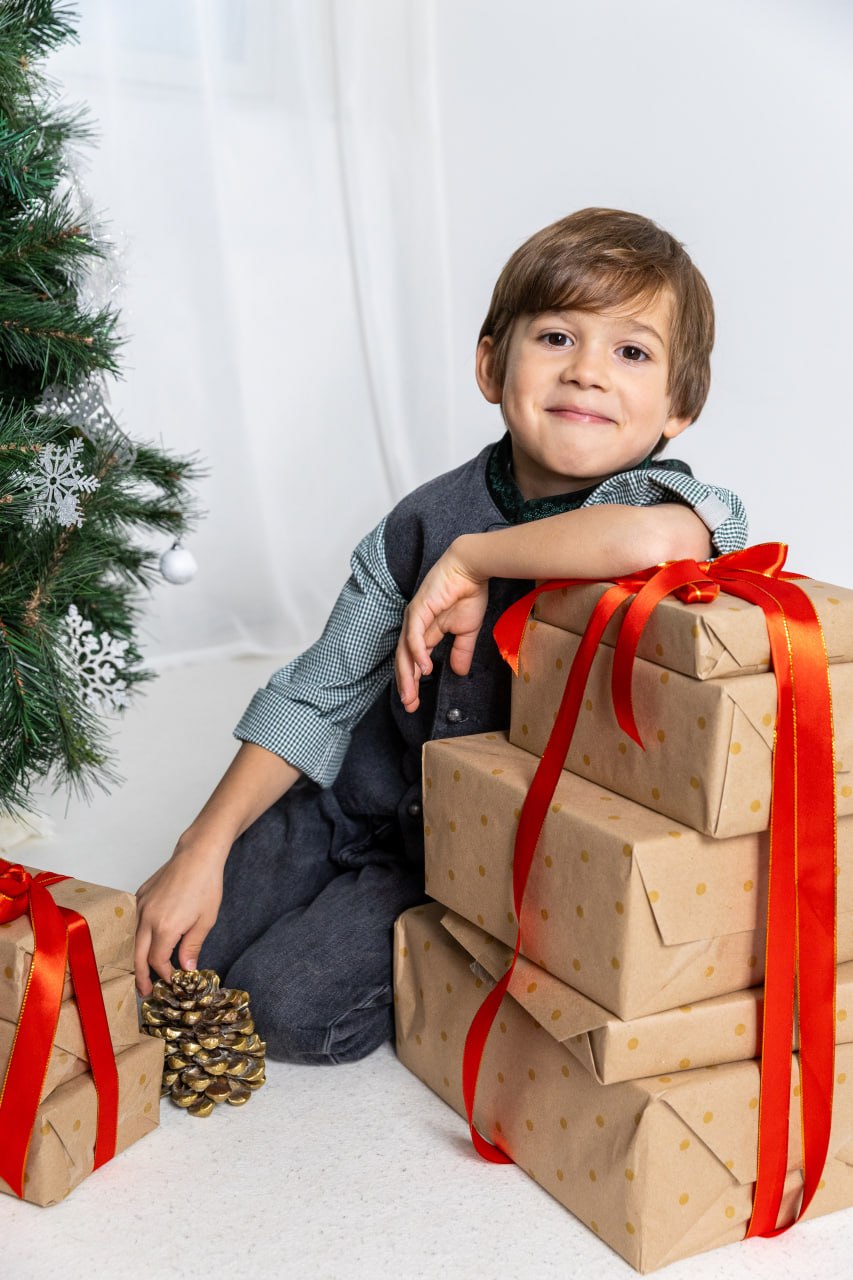 Weihnachtsfoto im Baby-Memories-Studio