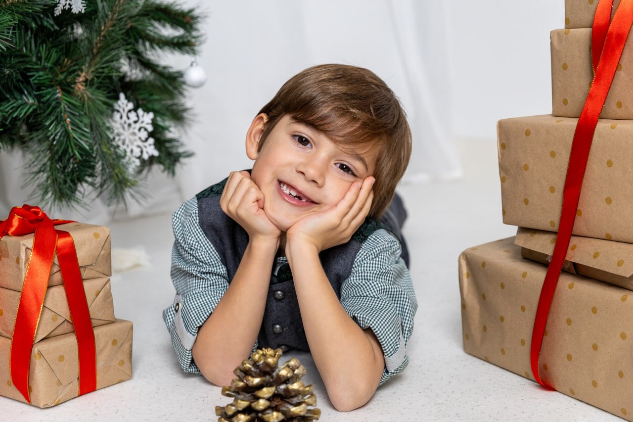 Weihnachtsfoto im Baby-Memories-Studio