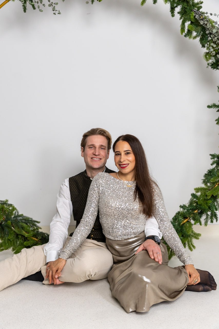 Weihnachtsfoto im Baby-Memories-Studio