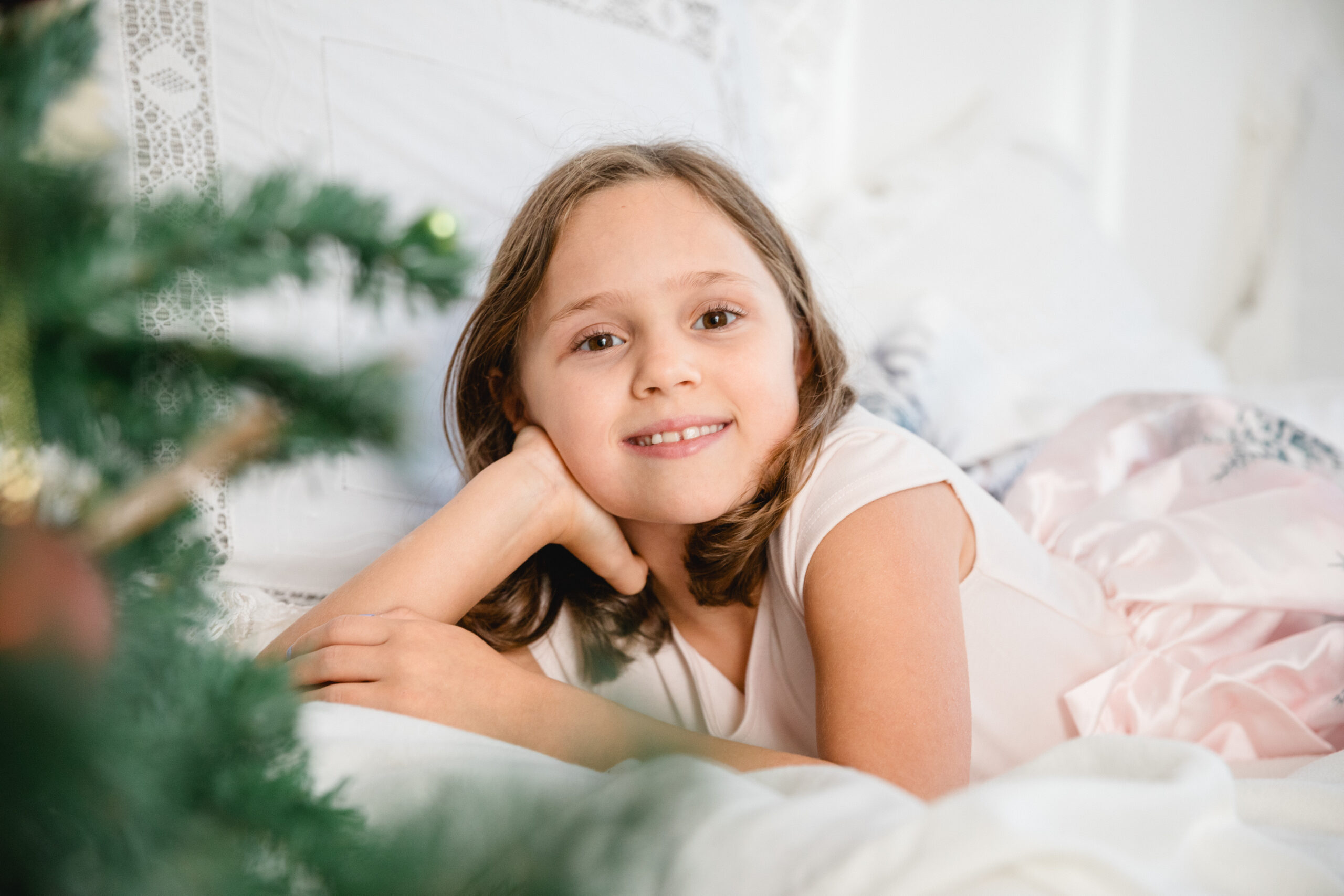 Weihnachtliches Kinderfoto