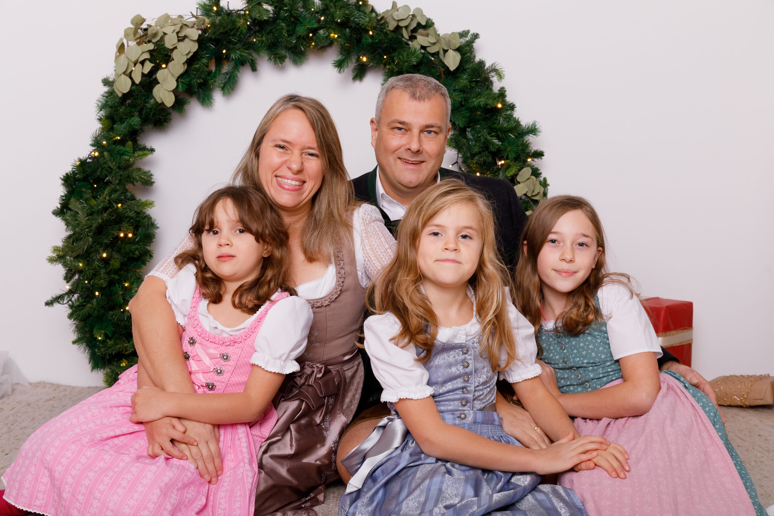 Weihnachtsfoto mit warmer Stimmung